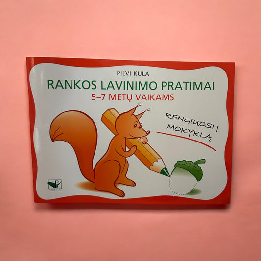 Rankos lavinimo pratimai 5-7 metų vaikams