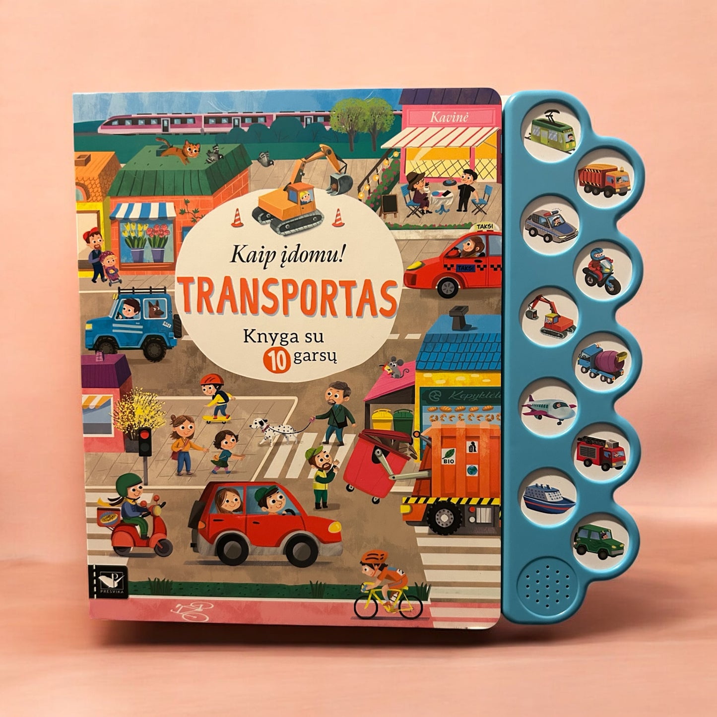 Kaip įdomu! Transportas. Knyga su 10 garsų