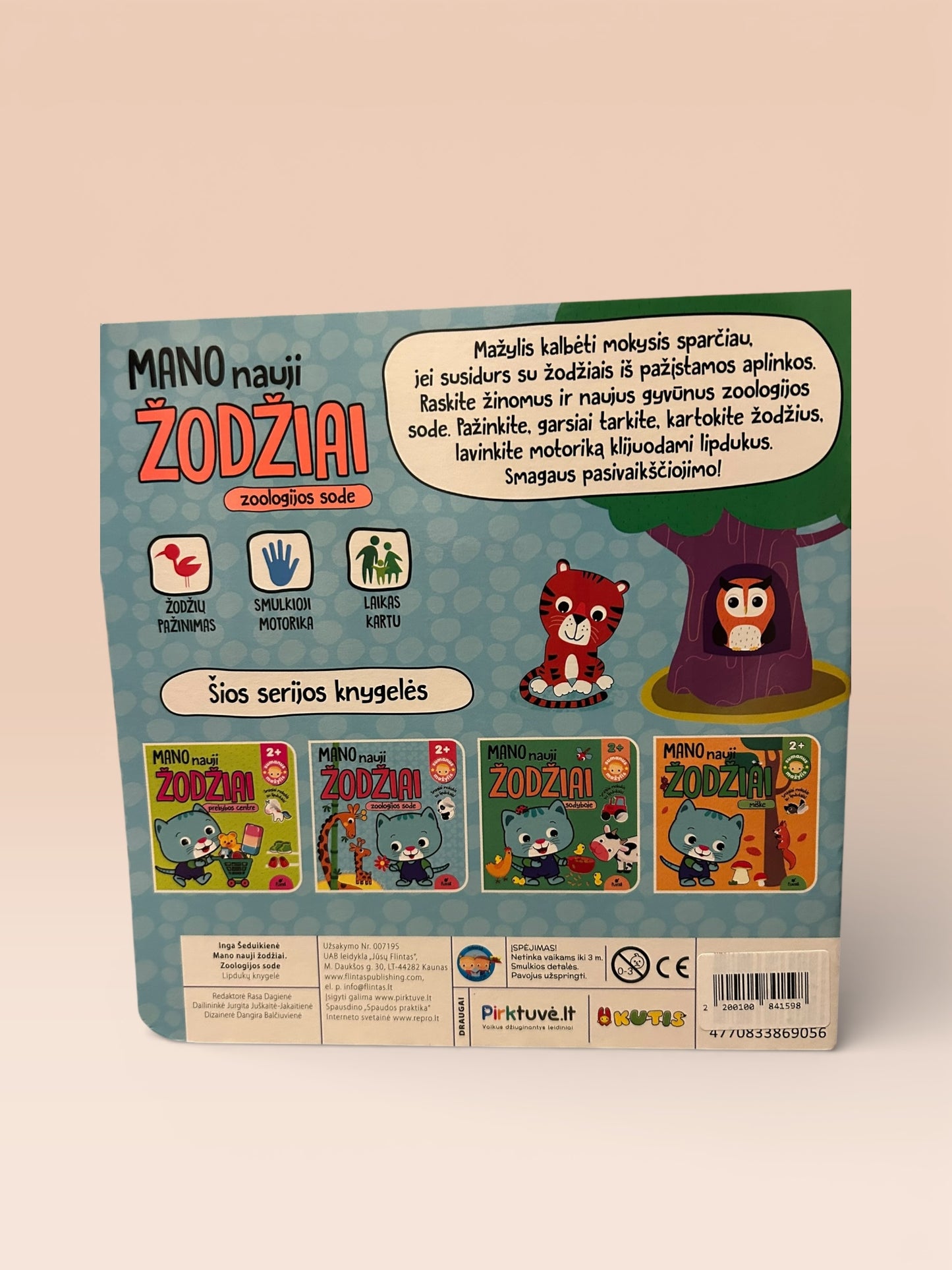 Sumanus mažylis. Mano nauji žodžiai. Zoologijos sode