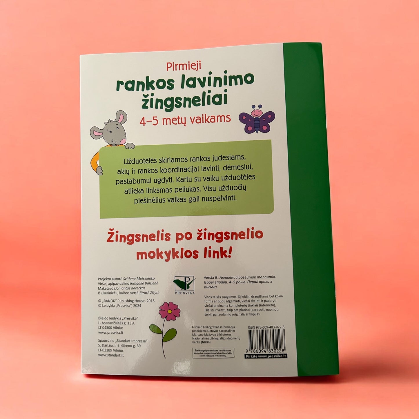 Pirmieji rankos lavinimo žingsneliai 4-5 metų vaikams