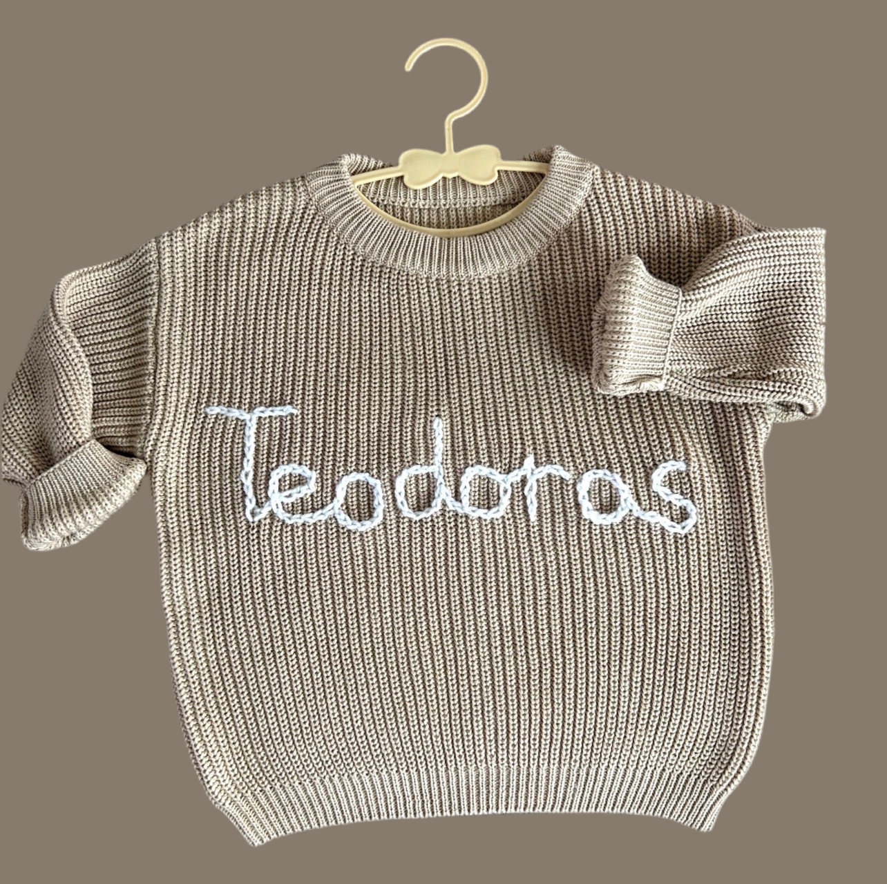 Vardiniai megztukai vaikams