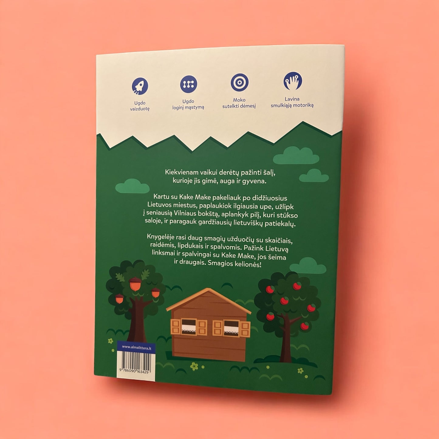 Kakė Makė. Myliu Lietuvą. Užduotėlės ir daugiau nei 100 lipdukų