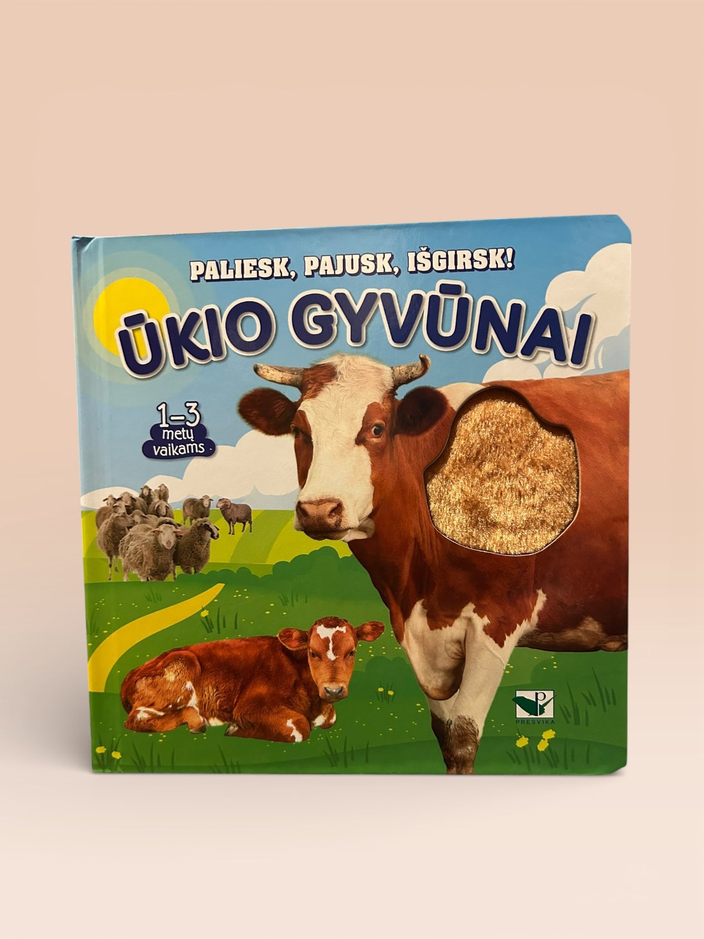 Paliesk, pajusk, išgirsk! Ūkio gyvūnai. 1–3 metų vaikams