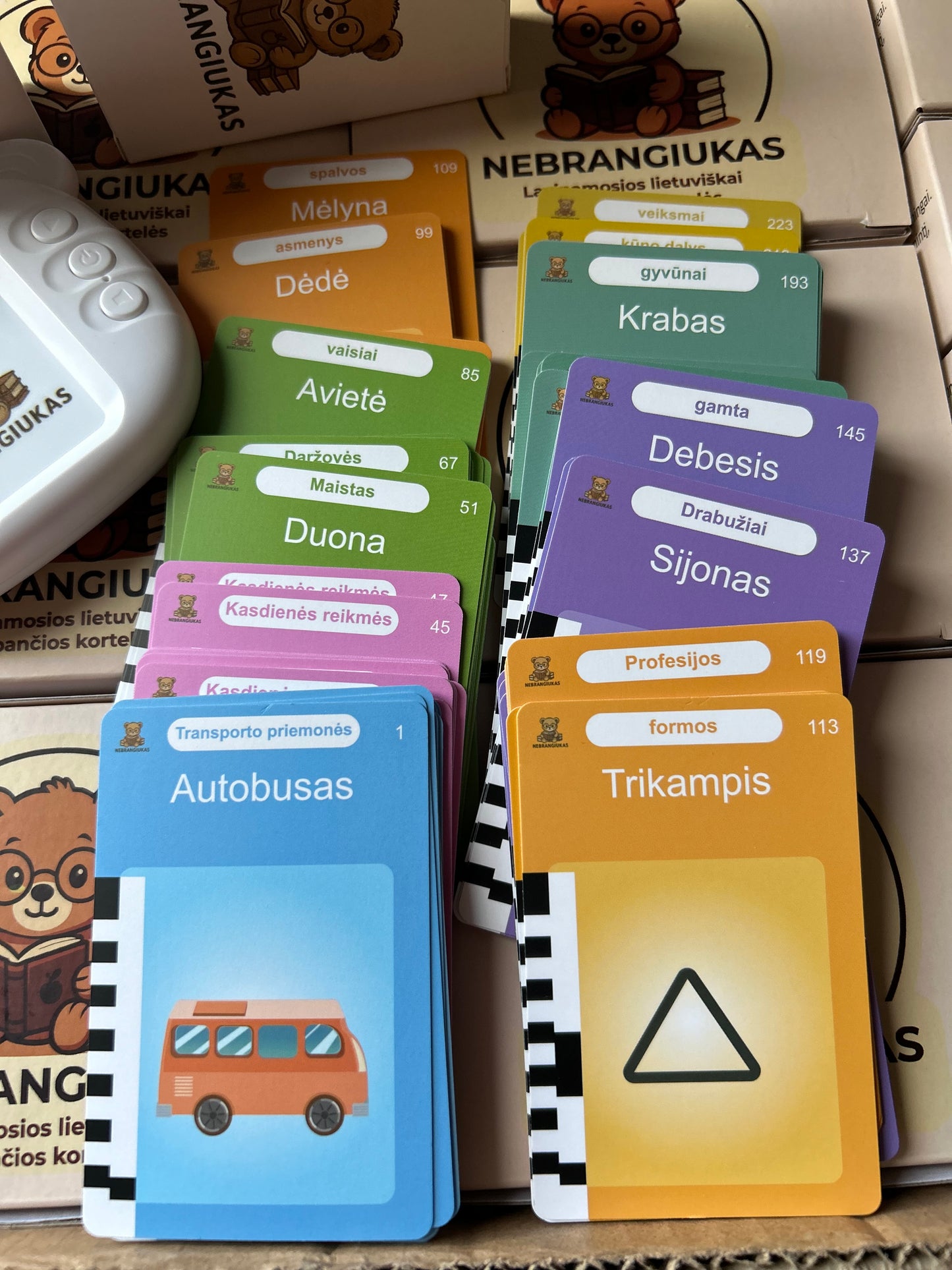 Lavinamosios Lietuviškai kalbančios kortelės