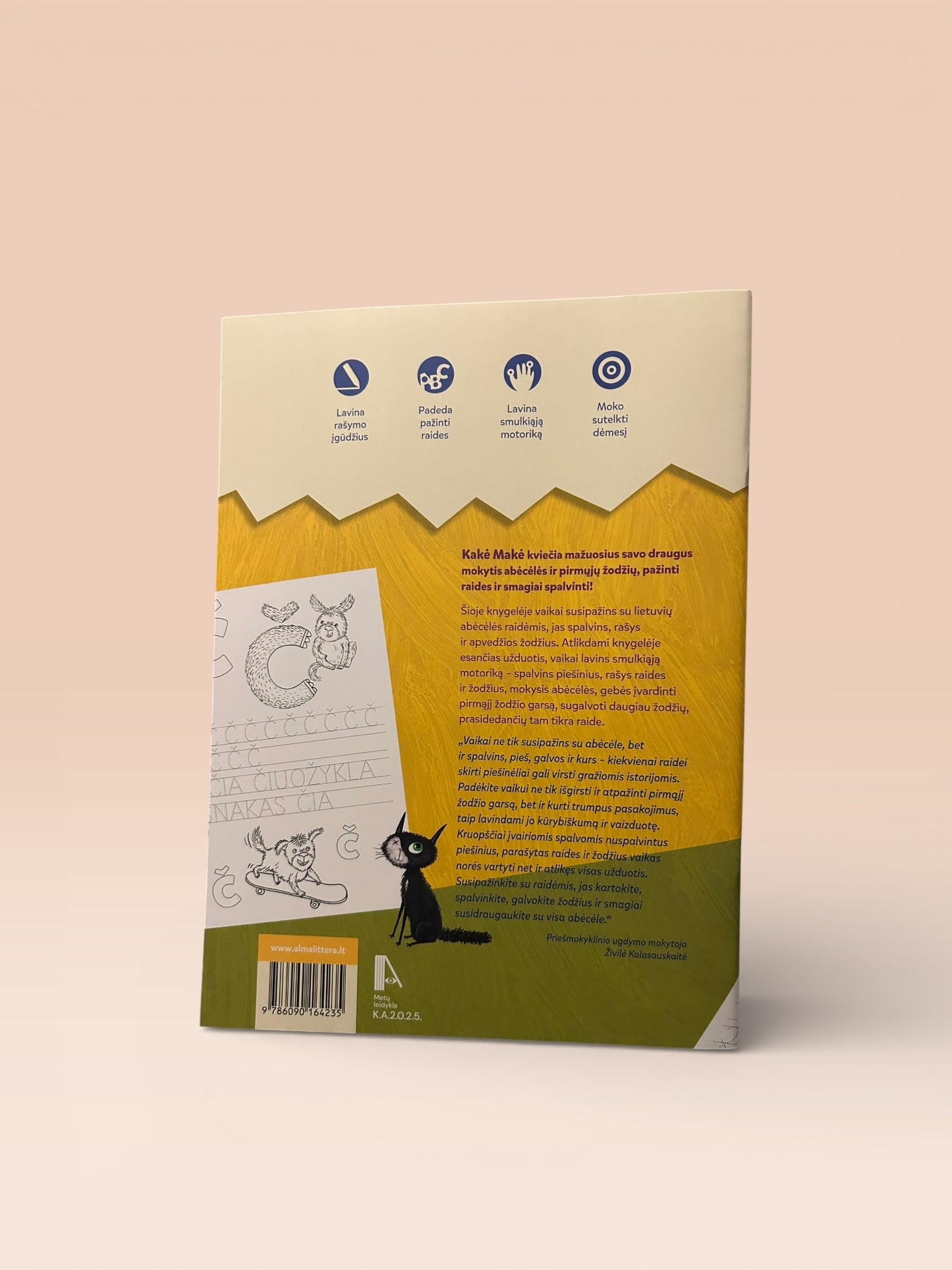 Kakė Makė. Abėcėlė. Lavinu rankytę